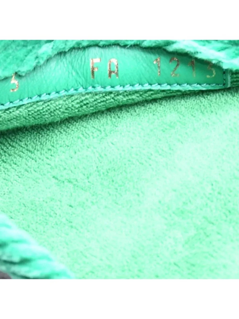 Louis Vuitton LV Palace Line Mules Slippers Damier Pattern Pop Green
